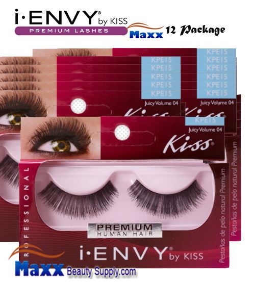 12 Package - Kiss i Envy Juicy Volume 04 Eyelashes - KPE15